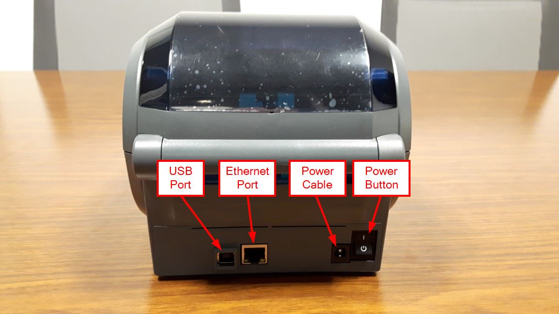 ZEBRA GK420D THERMAL Label Printer With Power Supply, USB And Network...